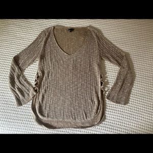 Express Tan Sweater - medium